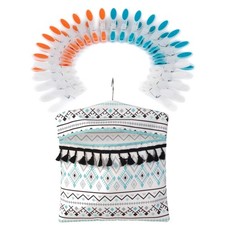 Beldray Peg Bag with Hanger & 24 Clothes Pegs Set