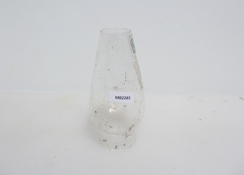 Vintage glass chimney shade - glass,