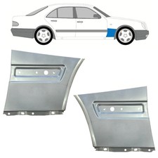 Front wing repair panel for