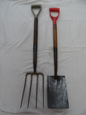 Vintage Garden Spade & Fork