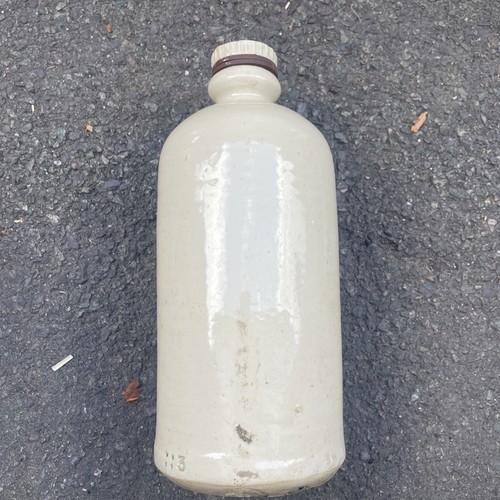 Antique cream stone ware hot - ,