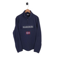 Mens Napapijri 1/4 Zip Fleece