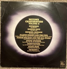 Tamla Motown 12” Vinyl Record Motown Chartbusters Vol. 8 LP Album STML 11246