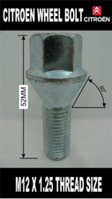 Wheel Bolts/Nuts Citroen m12 x