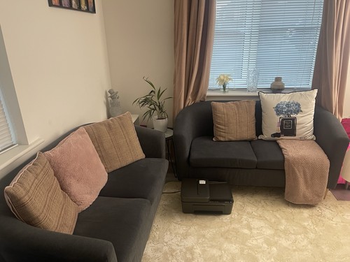 Set grey charcoal sofa - set, of