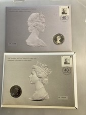 Royal Mint Arnold Machin Crowns 1986 & 7