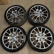 4 X BMW BBS E90 E91 E92 18” Alloy Wheel Motorsport 216 8J Et34 & 8,5J ET37 Tyres
