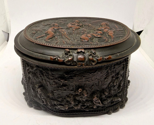 Antique french bronze high - french,