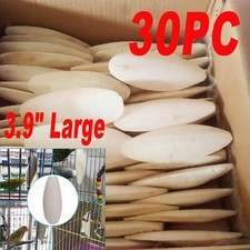 30PC 3.9" Large Cuttlebone Bone Sepia Fish Bird Food Calcium Parrot Chewing Toys