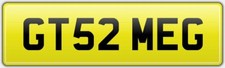 GT MEGANE REG NUMBER PLATE