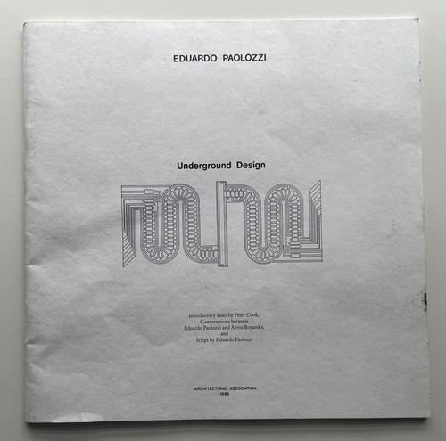 Eduardo paolozzi catalog from - eduardo,