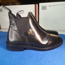Mens Sherwood Forest Black Leather Chelsea Boots Size 9