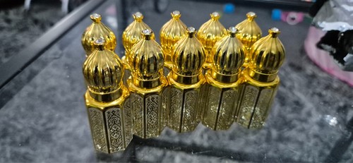 Ten empty glass bottles - ten,