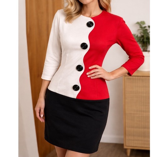 Vintage dress red - vintage, cw
