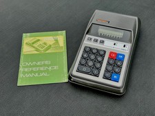 Chinon Executron 8M  vintage calculator & Booklet :working Order