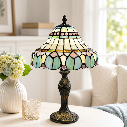 Tiffany style inch table - tiffany,