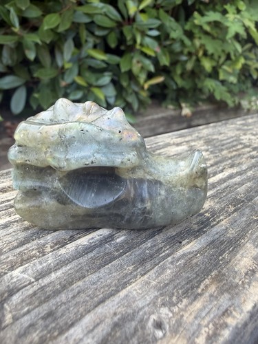 Labradorite dragon head - labradorite,