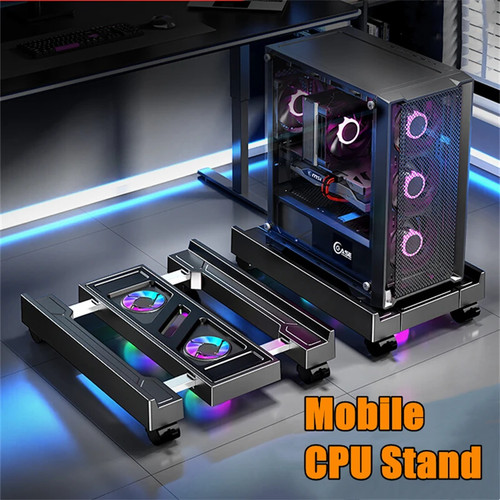 Adjustable cpu tower stand - adjustable,