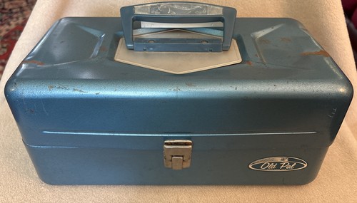 Vintage old pal - blue, steel