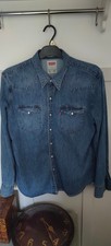 Levi's Denim Shirt Mens Blue