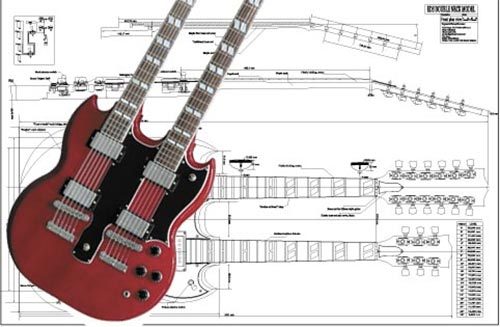 Gibson eds double neck - eds®, double-neck