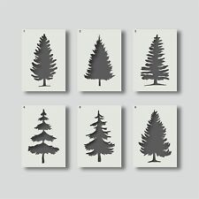 Pine Tree Stencils for Wall