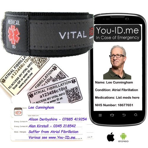 Atrial fibrillation bracelet - atrial,