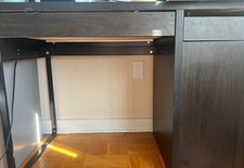 IKEA MICKE Desk - Black-Brown