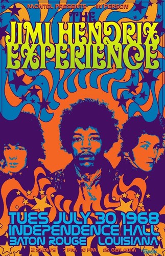 Jimi hendrix concert poster - jimi,