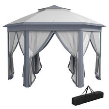 3x4m Hexagon Gazebo with Metal