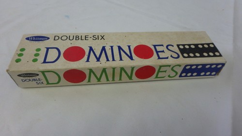 Vintage double six dominoes - vintage,
