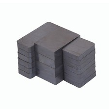 Rectangular Ceramic Ferrite Magnets Stone Block Black Magnet for Home Office