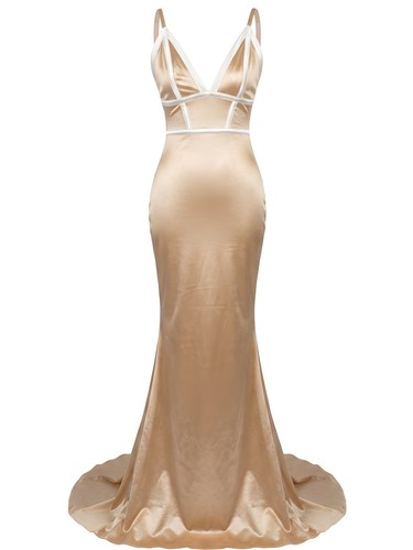 Elegant beige satin - elegant,