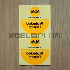 Window & Door Warning Burglar Alarm Stickers suitable for Yale systems