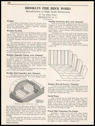 1922 brooklyn fire brick works - fire,