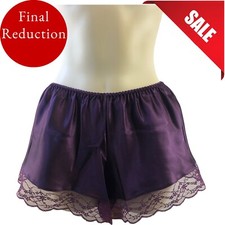 Purple Sexy Silky Shiny Satin