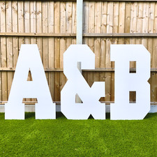 4FT GIANT LETTERS - DIY Cardboard Party Decoration – Large Display, Backdrop,