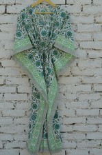 Vintage Long Kaftan Hand Block