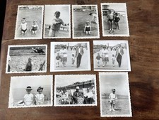 Vintage 1961 Real Photographs Rhyl Wales Beach Seaside Pool Prom Family Holiday