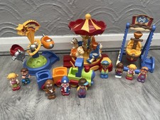 ELC Happyland fairground funfair with sound, figures bundle 