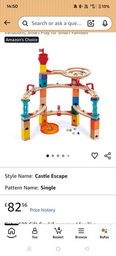 Hape marble run escape - run,