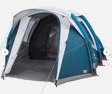 QUECHUA 4-Man Inflatable Blackout Tent Air Seconds 4.1 Family Camping / Festival