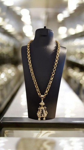 Gold plated belcher - gold,