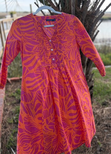 Plage pink orange pintuck - la,