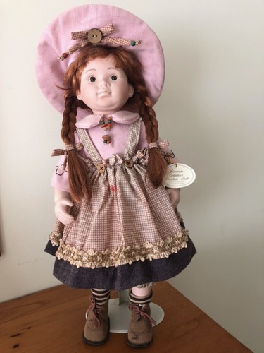 Vintage porcelain doll - vintage,