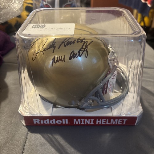 Rudy ruettiger signed notre - rudy,
