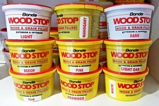 Bonda WoodStop Ready Mixed Grain Filler Cracks Holes 250ml Interior & Exterior 