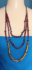 Long 3 Strand Glass Knot Tied