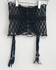 Agent Provocateur Waspie Waist Belt Corset Sample Size XS UK 6 Black Neutral