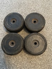 HotRace Amazonia 1/8 RC Tyres Mounted On Black Carbon Wheels 17mm Hex